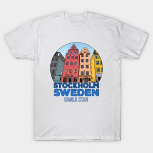 Gamla Stan Stockholm Sweden T-Shirt